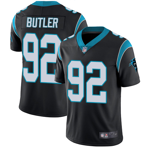 Carolina Panthers Limited Black Youth Vernon Butler Home Jersey NFL Football 92 Vapor Untouchable
